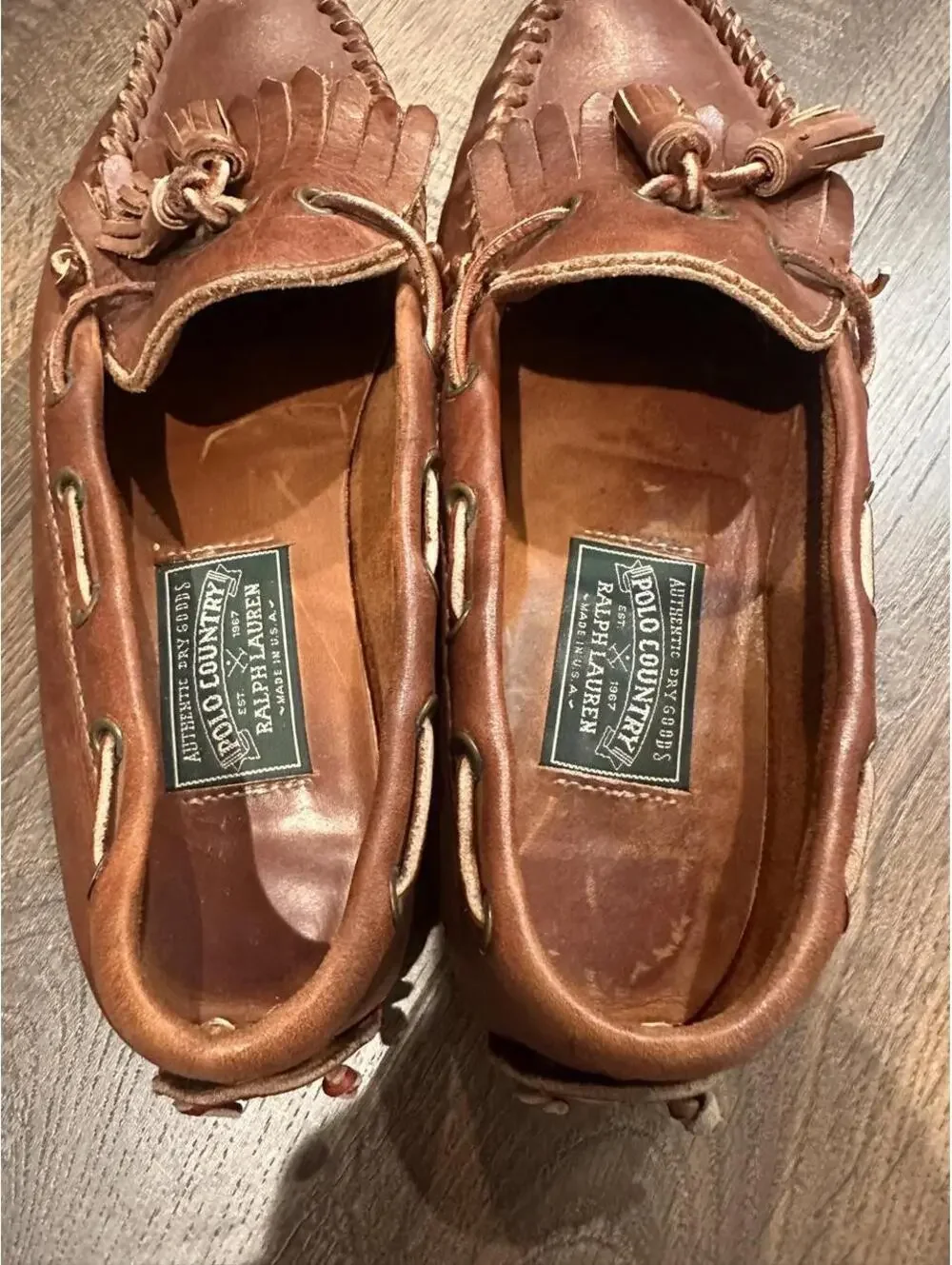 Polo Ralph Lauren Men's Brown and Tan Loafer